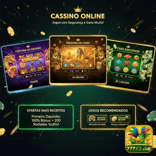 Imagem de jogos de cassino online disponíveis no 777br, destacando a diversão e emoção.