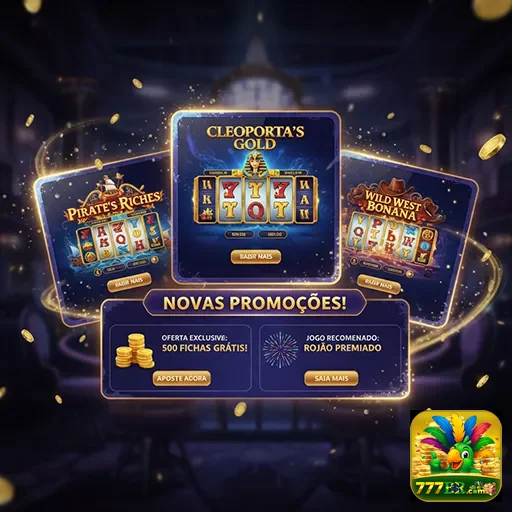 Imagem do cassino Cleopatra's Gold em 777br, mostrando jogos e temática egípcia.